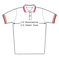 Capt. Berlin Polo-Shirt Black + Stripes Grey XL